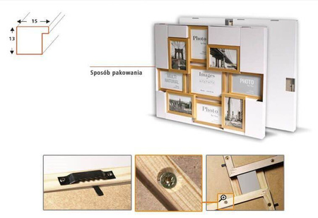 Multirama MULTI NATURAL 91ramka na 9 zdjęć