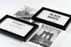 Multirama MULTI BLACK AND WHITE 41 ramka na 4 zdjęcia