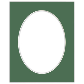 Passe partout 24x30 (18x24) OWALZIELONE MALACHITE - LUCA Q5506