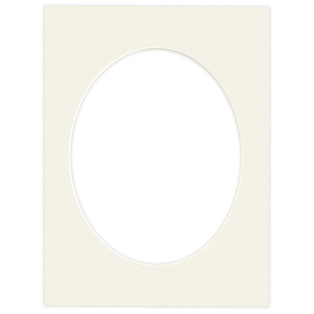 Passe partout 30x40 (24x30) OWAL BEŻOWE OYSTER - LUCA Q5210