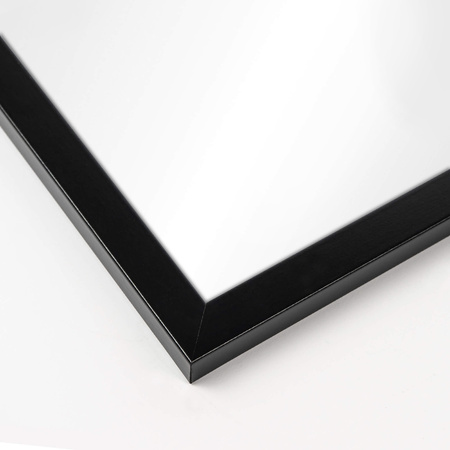 Lustro 50x70 cm w czarnej ramce HEN 2