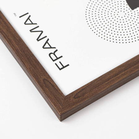 Ramka brązowa HEN 4 21x29,7 cm