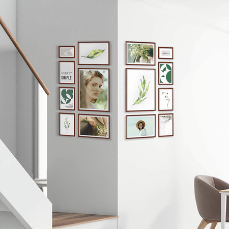 Zestaw brązowych ramek na 14 zdjęć PINIA 3 GF0041