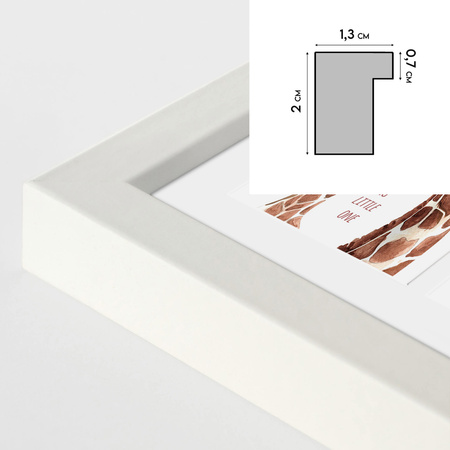 Ramka 40x60 cm kalendarz PIERWSZY ROCZEK - kolaż na 13 zdjęć