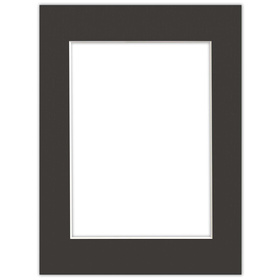 Passe partout 18x24 (13x18) CZARNE BLACK LUCA Q5801