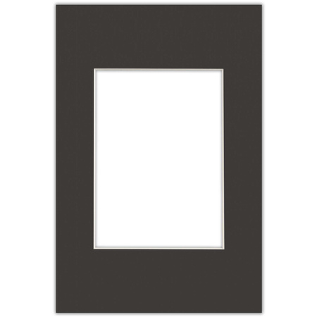 Passe partout 20x30 (13x18) CZARNE BLACK LUCA Q5801