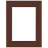 Passe partout 30x40 (20x30) BRĄZOWE CHOCOLATE - LUCA Q5603
