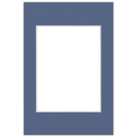 Passe partout 40x60 (30x40) NIEBIESKIE BLUE - LUCA Q5402