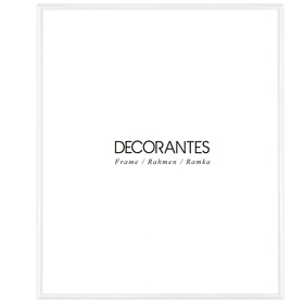 Ramka aluminiowa biała QAL 50x60 cm