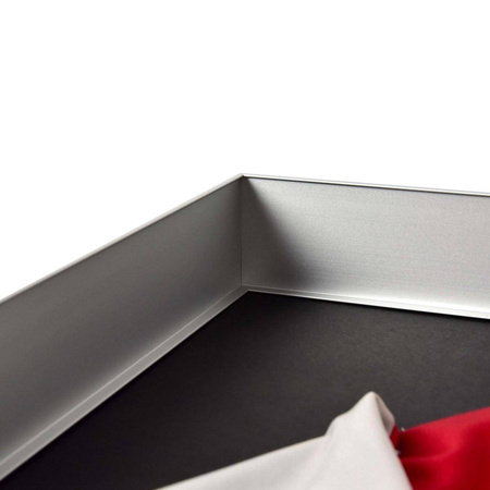 Frame Box I SILVER 70x90 cm aluminiowa ramka do oprawy koszulek sportowych