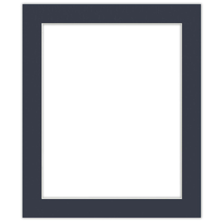 Passe partout 50x60 (40x50) GRANATOWE NAVY - LUCA Q5403