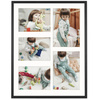 Foto Galeria 40x50 cm - ramka z passe partout na 5 zdjęć 13x18 cm 15x21 cm kolor czarny