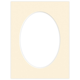 Passe partout 18x24 (13x18) OWAL BEŻOWE BISQUIT - LUCA Q5203