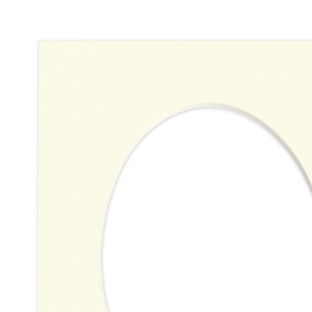 Passe partout 21x30 (15x21) OWAL BEŻOWE CREAM - LUCA Q5202