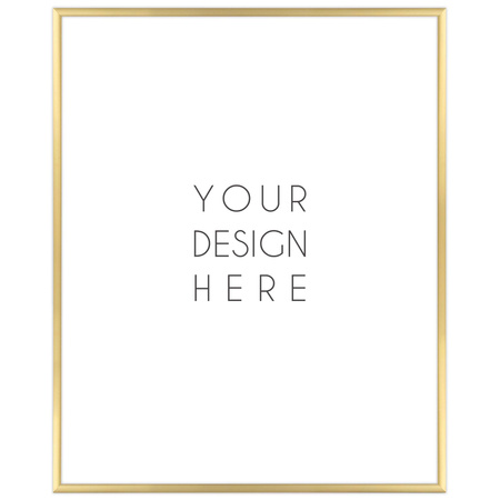 Ramka aluminiowa złota ROYALL 40x50 cm