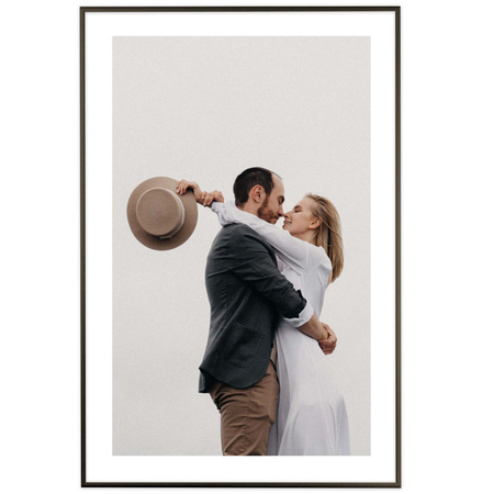 Ramka aluminiowa czarna ROYALL 62x93 cm