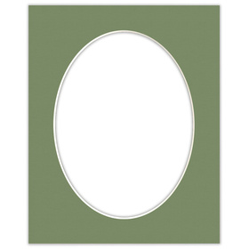 Passe partout 24x30 (18x24) OWAL ZIELONE FOREST - LUCA Q5505