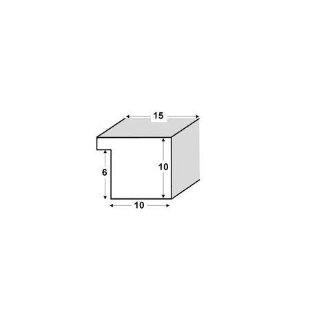 Srebrna ramka FOR S - 15x21 cm