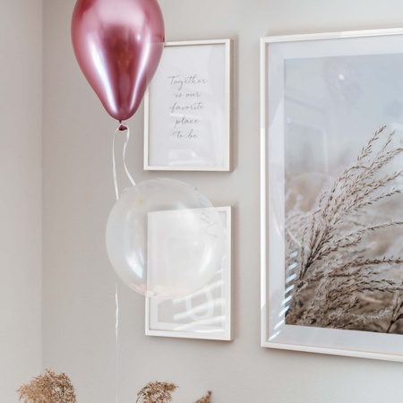 Ramka aluminiowa biała QAL 24x30 cm