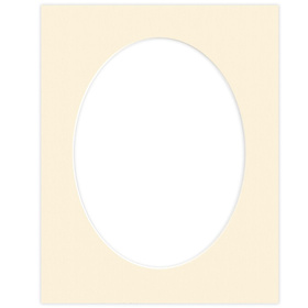 Passe partout 40x50 (30x40) OWAL BEŻOWE BISQUIT - LUCA Q5203