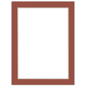 Passe partout 18x24 (15x21) CZERWONY - CAYENNE - LUCA Q5701