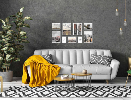 Zestaw białych ramek na 9 zdjęć PRESTO 1 GF0004