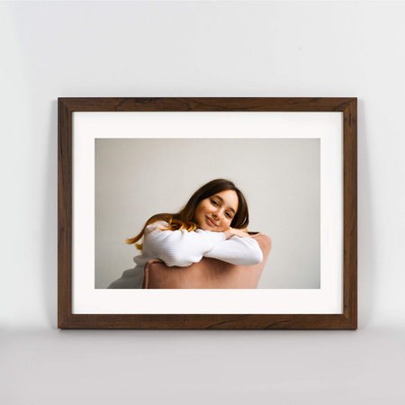 Ramka brązowa HEN 4 30x40 cm