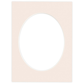 Passe partout 30x40 (24x30) OWAL BEŻOWE POWDER - LUCA Q5205