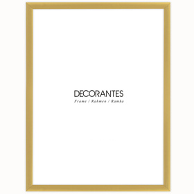 Ramka aluminiowa złota QAL 18x24 cm