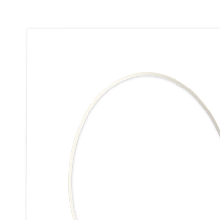 Passe partout 21x30 (15x21) BIAŁY OWAL SUPER WHITE LUCA Q5101