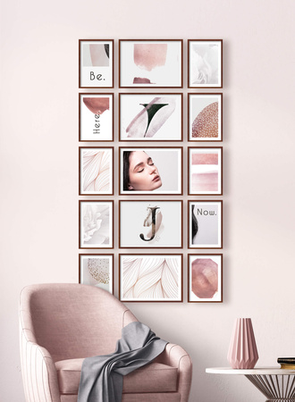 Zestaw brązowych ramek na 15 zdjęć PINIA 3 GF0029