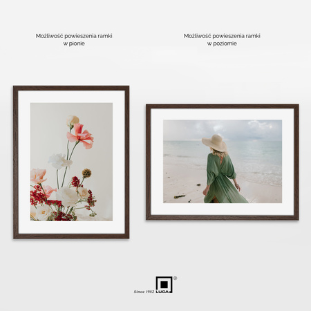 Pakiet 3 szt. brązowych ramek FDM 6 30x40 cm