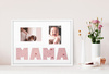 Ramka na zdjęcia MAMA biała. Ramka na kolaż 6 zdjęć o rozmiarze 30x40 cm