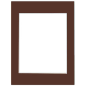 Passe partout 30x40 (24x30) BRĄZOWE CHOCOLATE - LUCA Q5603