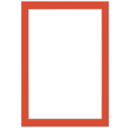 Passe partout 70x100 (60x90) CZERWONY - LIGHT RED - LUCA Q5702