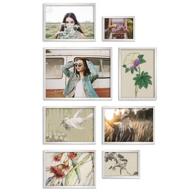Zestaw srebrnych ramek na 8 zdjęć HIT 1 S GF0009