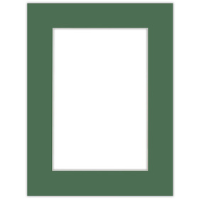 Passe partout 60x80 (40x60) ZIELONE MALACHITE - LUCA Q5506