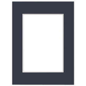 Passe partout  13x18 (9x13) GRANATOWE NAVY - LUCA Q5403