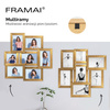 Multirama na 7 zdjęć MULTI HEN Z ramka na zdjęcia - złota