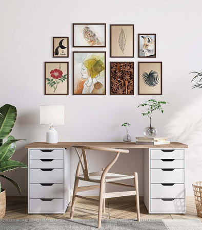 Zestaw brązowych ramek na 8 zdjęć HIT 4 GF0009