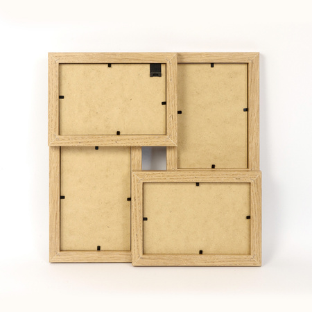 Multirama MULTI HEN DĘBOWA ramka na 4 zdjęcia