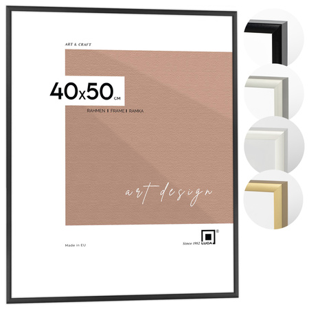 Ramka aluminiowa czarna ROYALL 40x50 cm