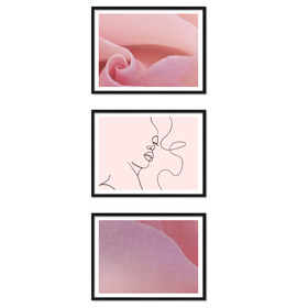 Zestaw czarnych ramek na 3 zdjęcia PINIA 2 GF0024