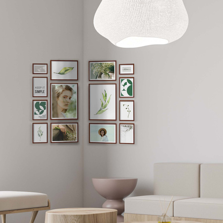 Zestaw brązowych ramek na 14 zdjęć PINIA 3 GF0041