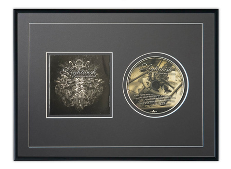 Ramka na płytę CD w kolorze czarnym. Ramka aluminiowa o rozmiarze 30x40 cm