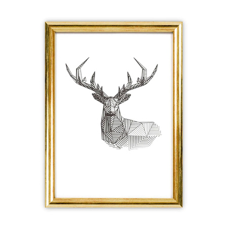 Zestaw złotych ramek na 4 zdjęć HIT 1 Z GF0008