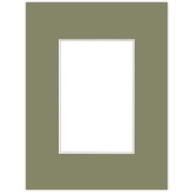 Passe partout 18x24 (10x15) ZIELONE EVERGREEN - LUCA Q5504