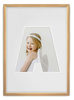 Ramka LITERKA "A" jasne drewno - Ramka z passe partout o rozmiarze 21x30 cm