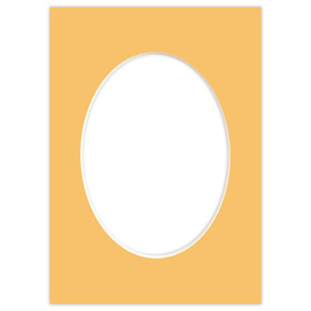 Passe partout 21x30 (15x21) OWAL BEŻOWE SUNNY - LUCA Q5207