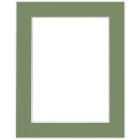 Passe partout 40x50 (30x40) ZIELONE FOREST - LUCA Q5505